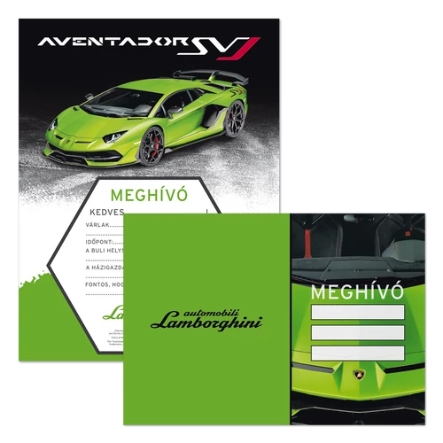 PARTIMEGHÍVÓ BORÍTÉKKAL LAMBORGHINI (5002) 20