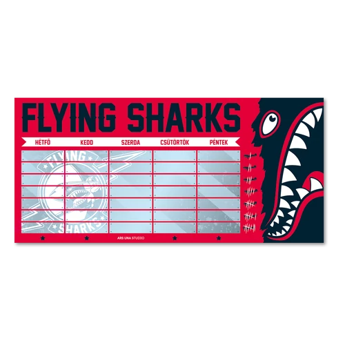 EGYLAPOS ÓRAREND FLYING SHARKS (5001) 20