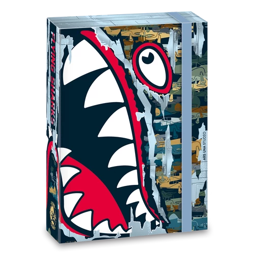 A/5 FÜZETBOX FLYING SHARKS (5001) 20