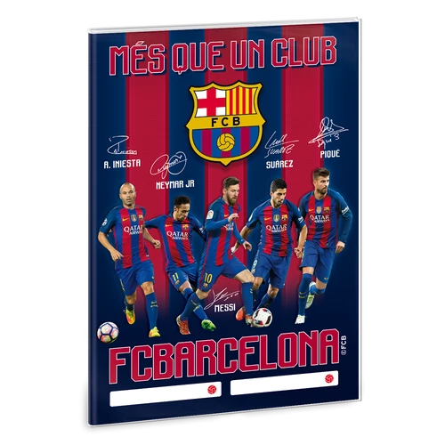 A/5 ISKOLAI FÜZETBORÍTÓ FCBARCELONA (801) 17