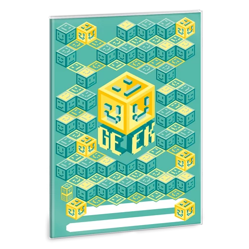 A/5 ISKOLAI FÜZETBORÍTÓ GEEK (807) 19