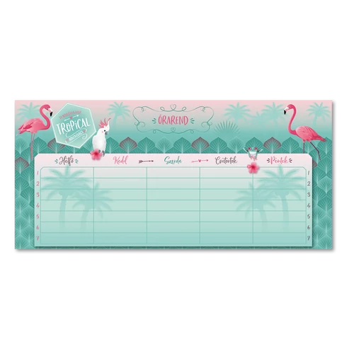 EGYLAPOS ÓRAREND PINK FLAMINGO (868) 19