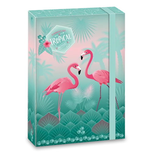 A/5 FÜZETBOX PINK FLAMINGO (868) 18