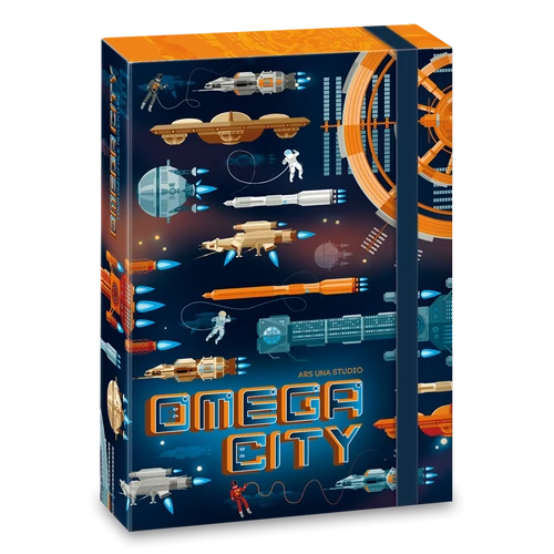 A/5 FÜZETBOX OMEGA CITY (908) 19