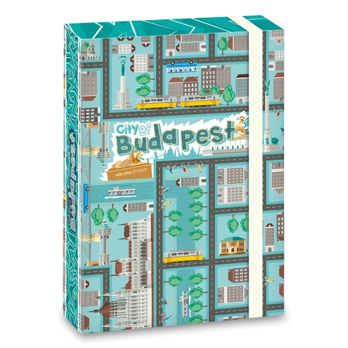 A/5 FÜZETBOX CITY OF BUDAPEST (913) 19