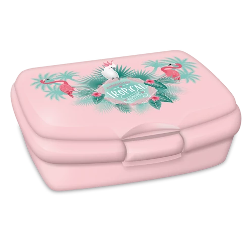 UZSONNÁS DOBOZ PINK FLAMINGO (868) 18