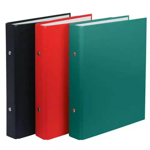Gyűrűs könyv, 2 gyűrű, 30 mm, A5, PP/karton, DONAU, zöld