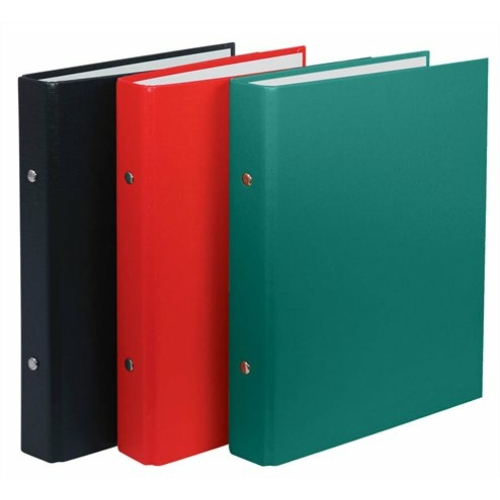 Gyűrűs könyv, 2 gyűrű, 30 mm, A5, PP/karton, DONAU, zöld