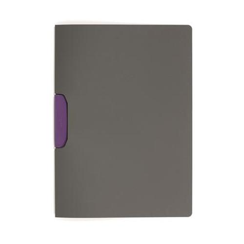 Gyorsfűző, klipes, A4, DURABLE "DURASWING® COLOR 30", lila