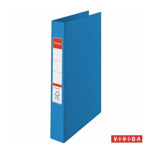 Gyűrűs könyv, 2 gyűrű, 42 mm, A4, PP, ESSELTE "Standard", Vivida kék