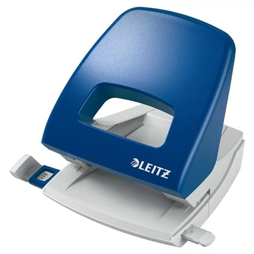 Lyukasztó, kétlyukú, 25 lap, LEITZ "Nexxt 5005", kék