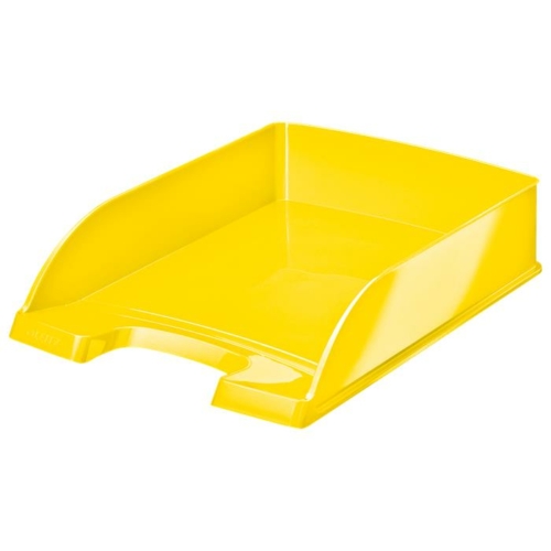 Irattálca, műanyag, LEITZ "Wow", sárga