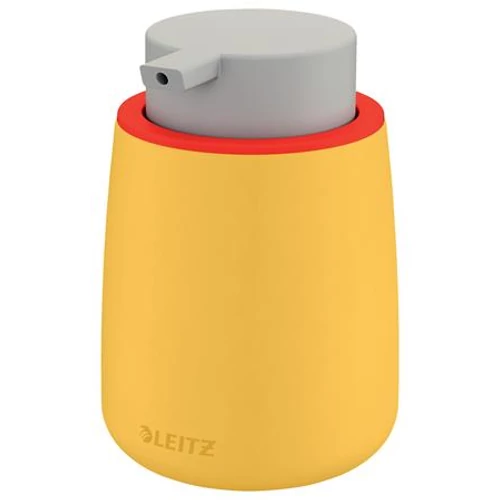 Folyékony szappan- és fertőtlenítő folyadék adagoló, 300 ml, LEITZ "Cosy", melegsárga