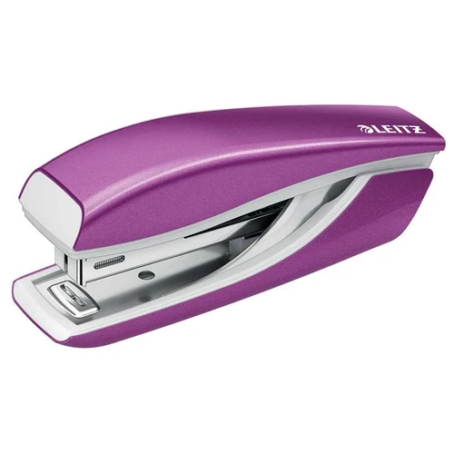 Tűzőgép, mini, No. 10, 10 lap, fém, LEITZ "Nexxt Wow", lila