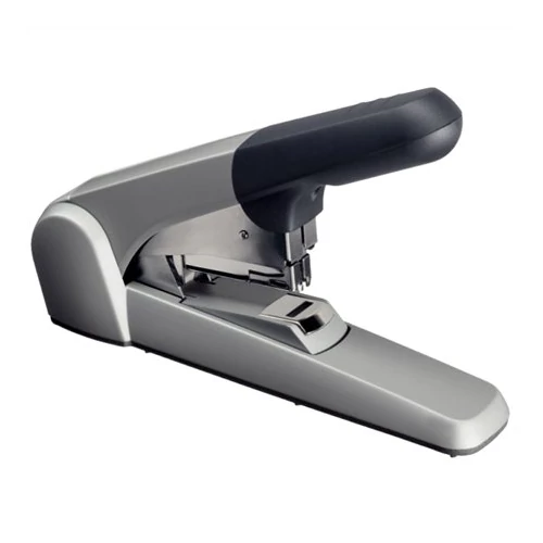 Tűzőgép, nagyteljesítményű, 25/10, 60 lap, LEITZ "5552", ezüst