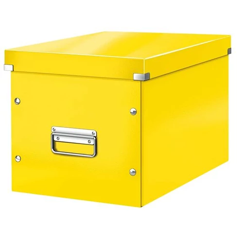 Tároló doboz, L méret, LEITZ "Click&Store", sárga