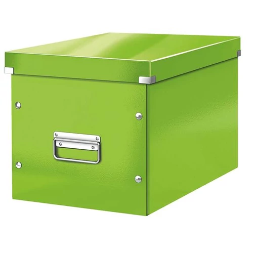 Tároló doboz, L méret, LEITZ "Click&Store", zöld