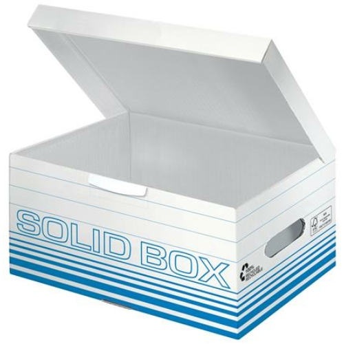Archiváló doboz, S méret, LEITZ "Solid", világos kék