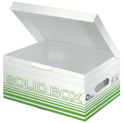 Archiváló doboz, S méret, LEITZ "Solid", világos zöld