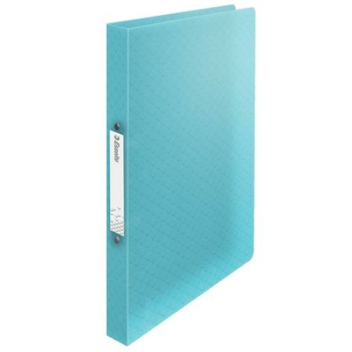 Gyűrűs könyv, 2 gyűrű, 25 mm, A4, PP, ESSELTE "Colour`Ice", kék