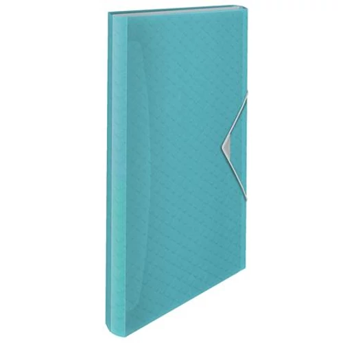Harmonikamappa, A4, PP, 6 rekeszes, ESSELTE "Colour` Ice", kék