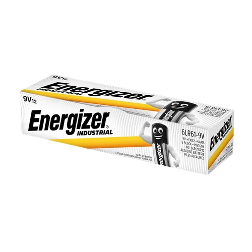 Elem, 9V, 12 db, ENERGIZER "Industrial"