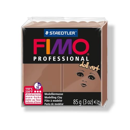Porcelángyurma, 85 g, FIMO "Professional Doll Art", nugát