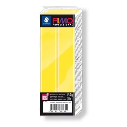 Gyurma, 454 g, égethető, FIMO "Professional", citromsárga