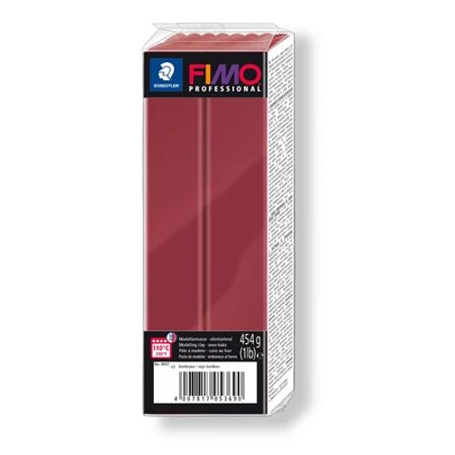 Gyurma, 454 g, égethető, FIMO "Professional", bordó