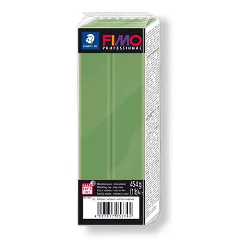 Gyurma, 454 g, égethető, FIMO "Professional", levélzöld