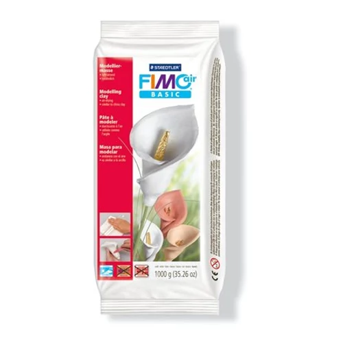 Gyurma, 1000 g, levegőre száradó, FIMO "Air Basic", fehér