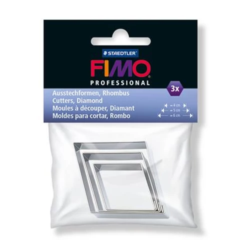 Formaszaggató, gyurmához, FIMO "Professional", gyémántok