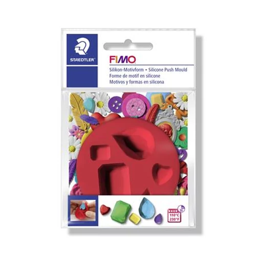 Szilikonos nyomóforma, FIMO, drágakövek