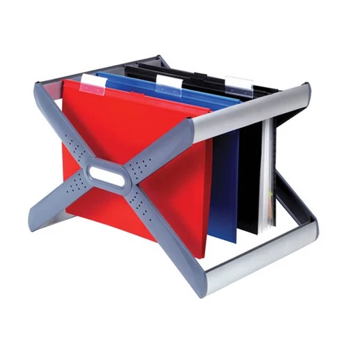 Függőmappa tároló, műanyag, REXEL "Crystalfile Extra Organisa Frame"