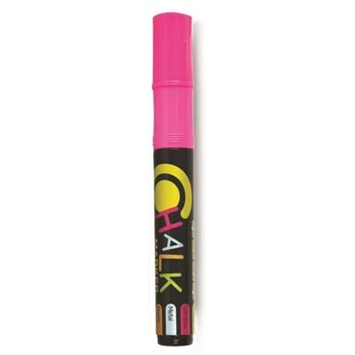 Krétamarker, 2,5 mm, FLEXOFFICE "Chalkmarker", rózsaszín