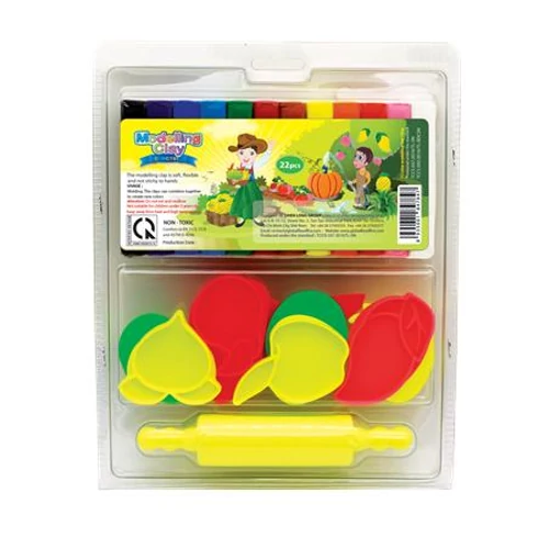 Gyurma szett, 165 g, COLOKIT "Modelling Clay", színes