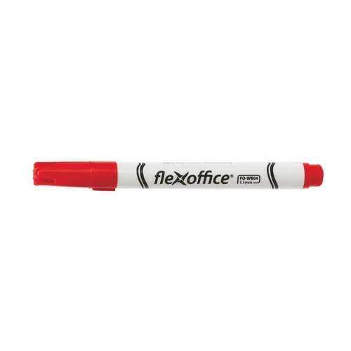 Táblamarker, 1,1 mm, kúpos, FLEXOFFICE "WB04", piros