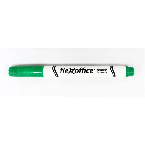 Táblamarker, 1,1 mm, kúpos, FLEXOFFICE "WB04", zöld