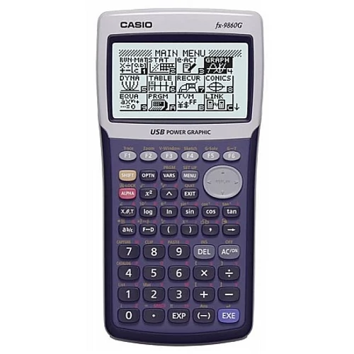 Számológép, tudományos, 905 funkció, grafikus kijelző, CASIO "CFX-9860G"