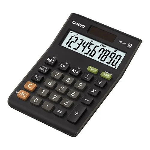 Számológép, asztali, 10 számjegy, CASIO "MS-10B S"
