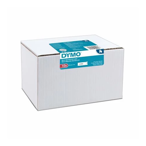 Feliratozógép szalag készlet, 19 mm x 7 m, DYMO "D1", fehér-fekete