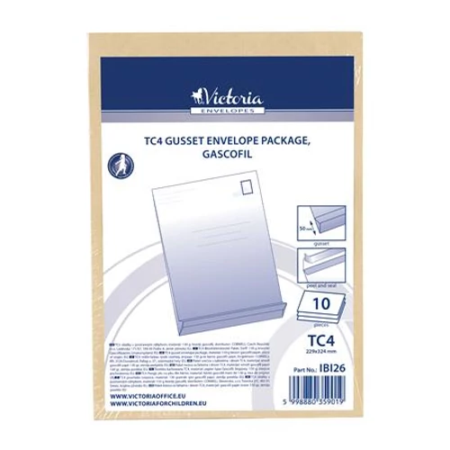 Redős-talpas tasak csomag, TC4, szilikonos, 50 mm talp, VICTORIA, barna gascofil