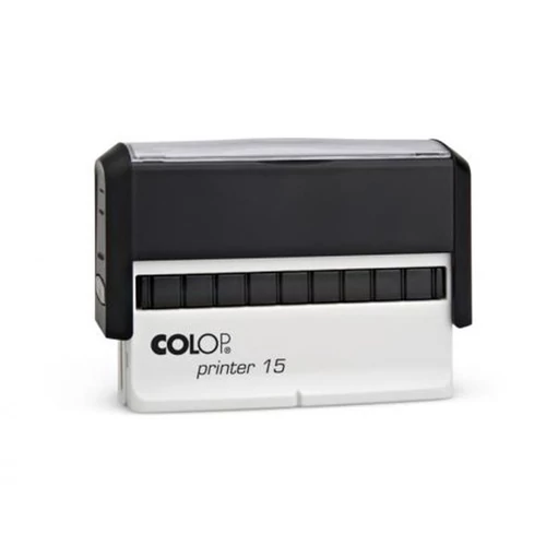 Bélyegző, COLOP "Printer 15", kék párnával