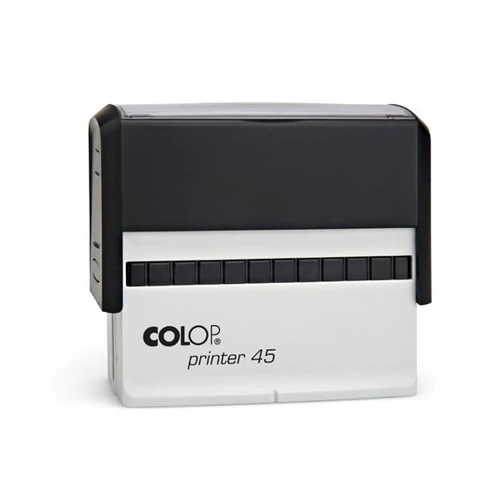 Bélyegző, COLOP "Printer 45", piros párnával
