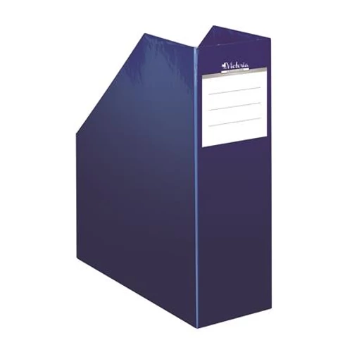 Iratpapucs, karton, 90 mm, VICTORIA, "Premium", sötétkék