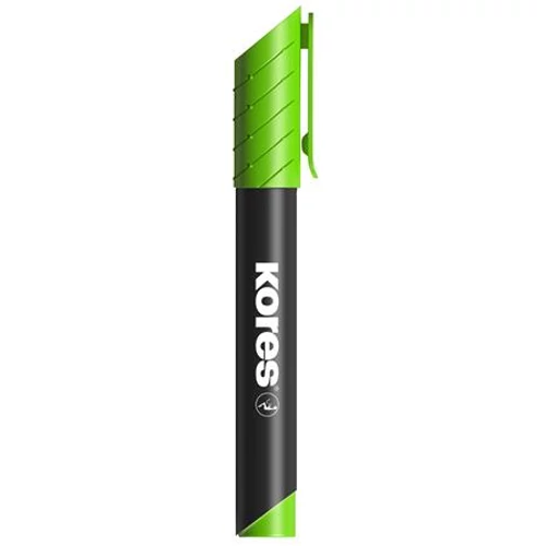 Alkoholos marker, 3-5 mm, kúpos, KORES "K-Marker", lime zöld