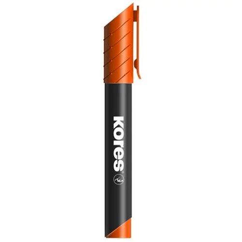 Alkoholos marker, 3-5 mm, kúpos, KORES "K-Marker", narancssárga