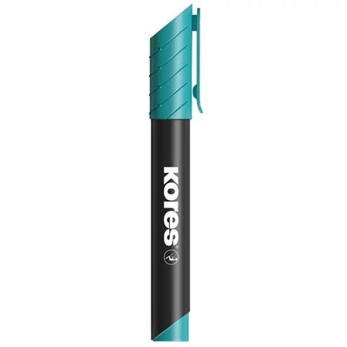 Alkoholos marker, 3-5 mm, kúpos, KORES "K-Marker", türkizkék