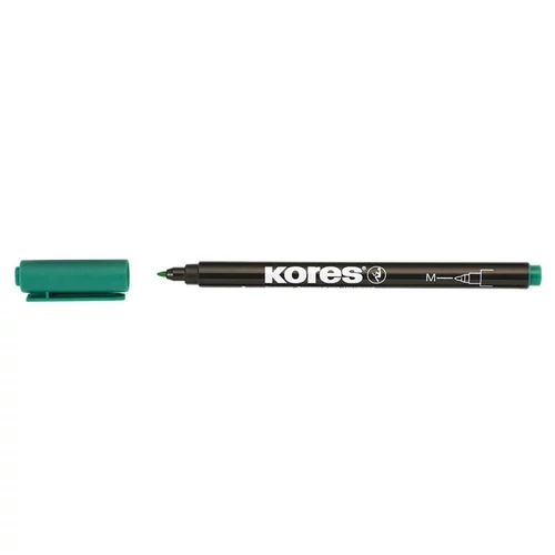 Alkoholos marker, CD/DVD, 1 mm, KORES, zöld