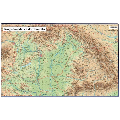 Könyökalátét, VICTORIA "A Kárpát-medence domborzata"
